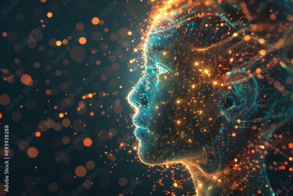 Digital Human at Night Digital Human at Night