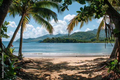 Tropical Beach at Midday