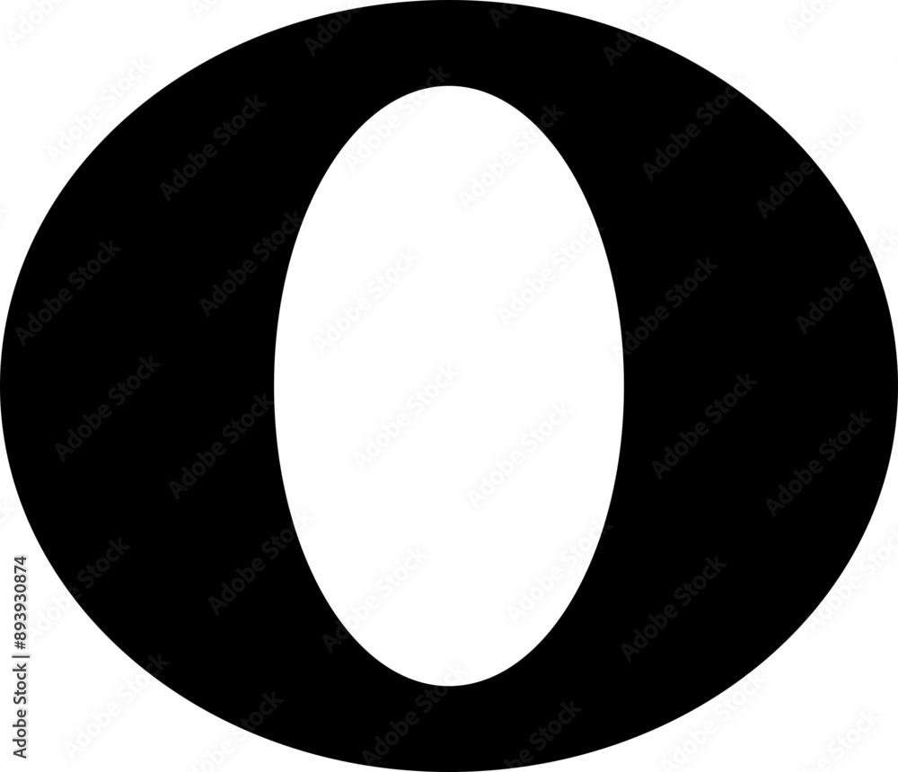 Monochrome Musical Note Symbol Whole Note Semibreve 4 Beats | Vector SVG Monochrome Musical Note Symbol Whole Note Semibreve 4 Beats | Vector SVG