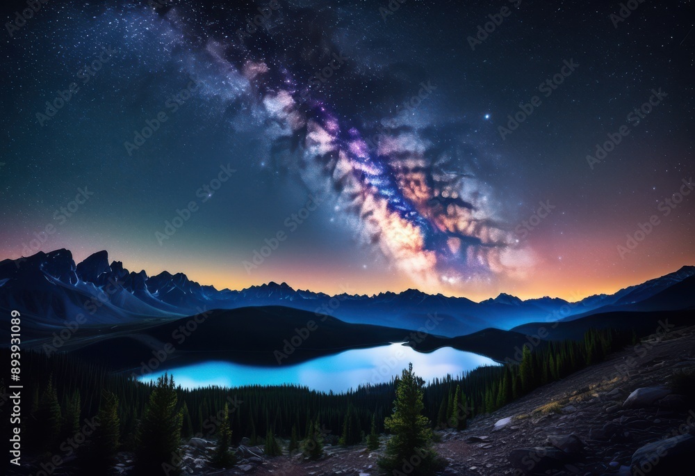 starry night sky over rocky mountains landscape view, dark, celestial, bodies, terrain, mountainous, scenery, scenic, starlit, peaks, panoramic, heavens starry night sky over rocky mountains landscape view, dark, celestial, bodies, terrain, mountainous, scenery, scenic, starlit, peaks, panoramic, heavens