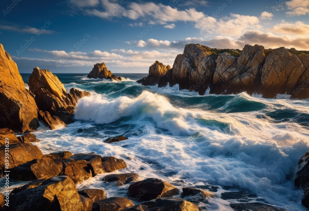 ocean waves crashing rocky outcrop, water, splashing, coastal, shore, natural, landscape, power, movement, scenic, seascape, rugged, formation, erosion ocean waves crashing rocky outcrop, water, splashing, coastal, shore, natural, landscape, power, movement, scenic, seascape, rugged, formation, erosion