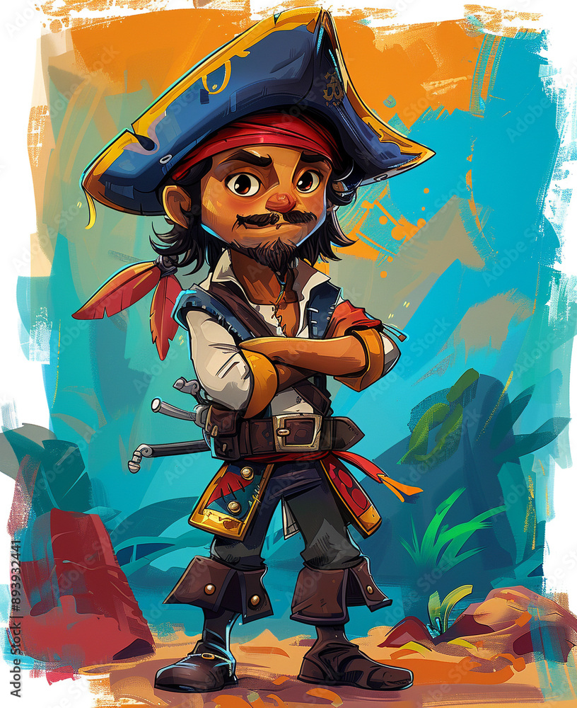 Cute pirates character Cute pirates character