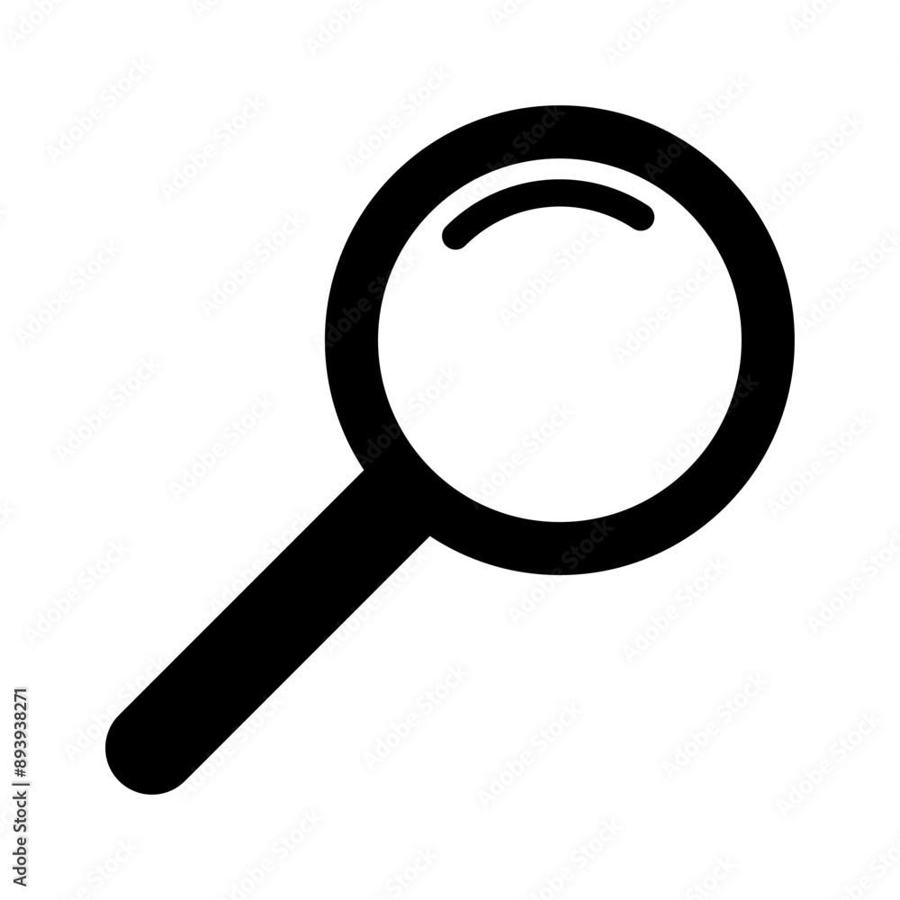 Magnifying glass icon, magnifier or loupe sign. Web search icon. Magnifying glass icon, magnifier or loupe sign. Web search icon.