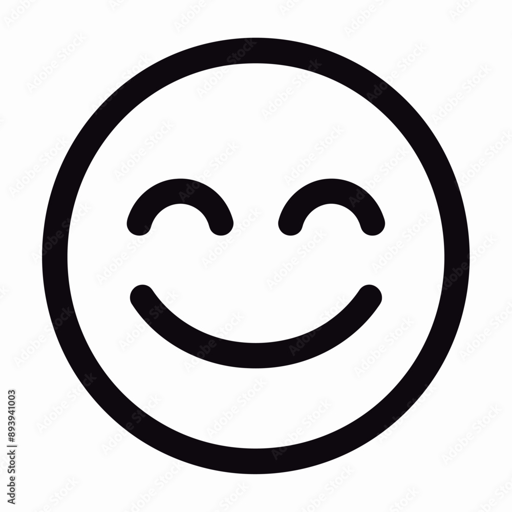 Free vector black line facial expression icon symbol message Free vector black line facial expression icon symbol message