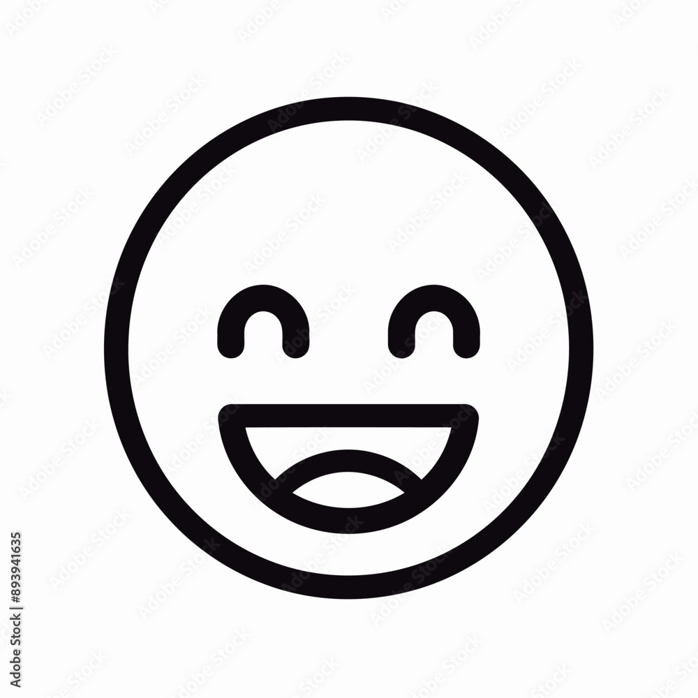 Free vector black line facial expression icon symbol message Free vector black line facial expression icon symbol message