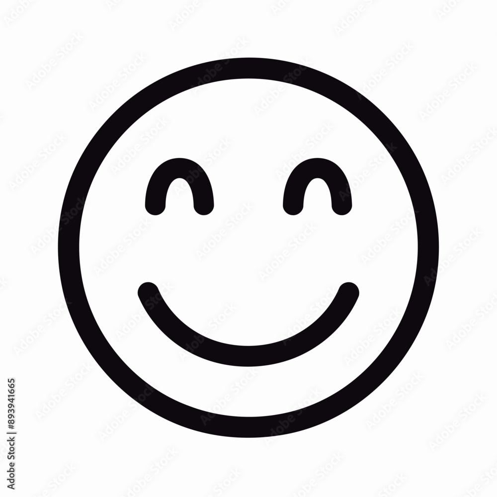 Free vector black line facial expression icon symbol message Free vector black line facial expression icon symbol message