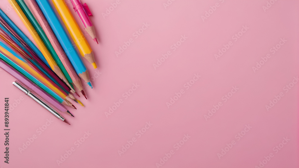 Pink Paradise for Creative Kids - School Stationery and Supplies for colorful creativity Pink Paradise for Creative Kids - School Stationery and Supplies for colorful creativity