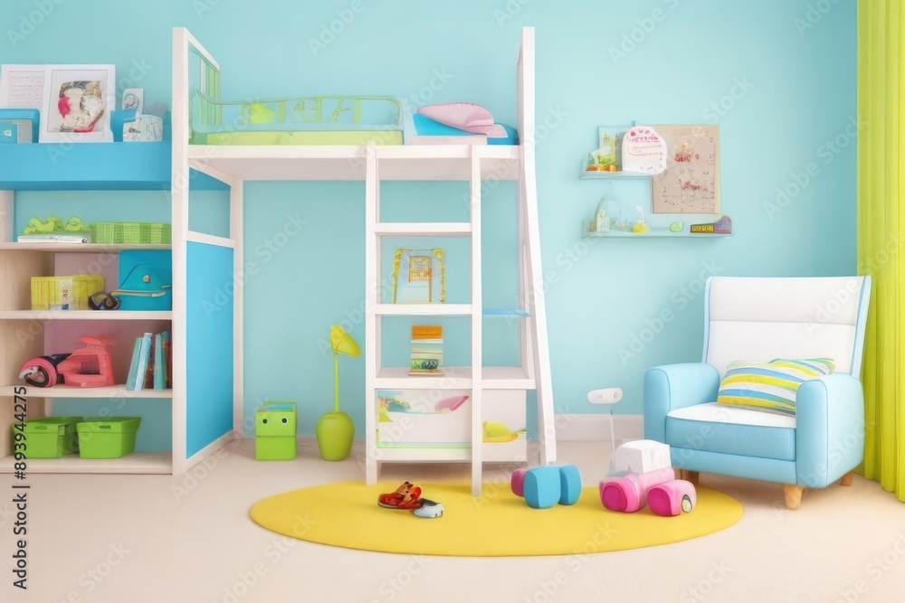 Interior kid's room interior Interior kid's room interior