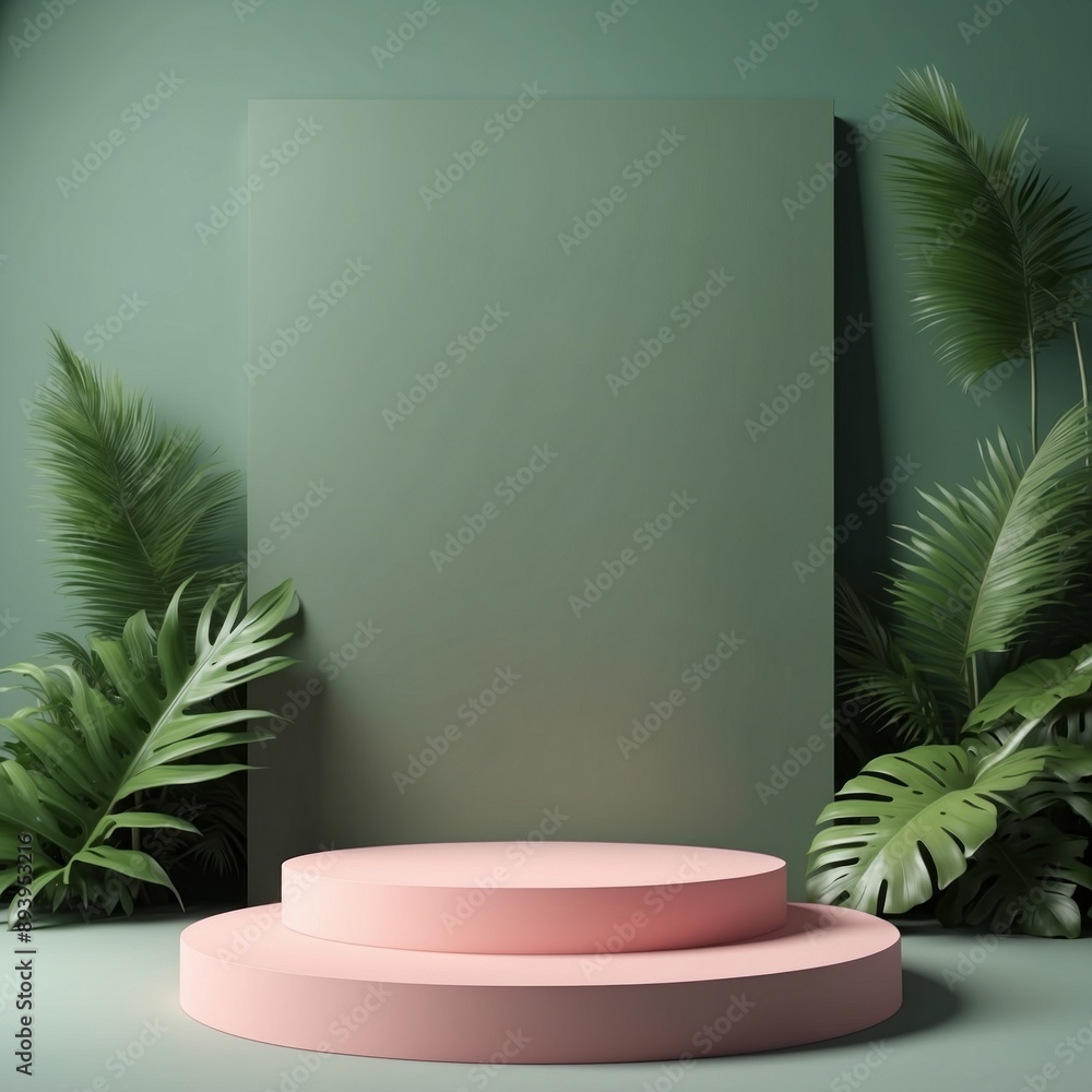 3D podium displays a round nude pedestal that stands for beauty, cosmetics, and product promotion. abstract 3D render, circle copy space 3D podium displays a round nude pedestal that stands for beauty, cosmetics, and product promotion. abstract 3D render, circle copy space