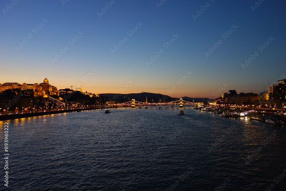 Budapest, Hungary's capital city, sits on the Danube River in Eastern Europe Budapest, Hungary's capital city, sits on the Danube River in Eastern Europe