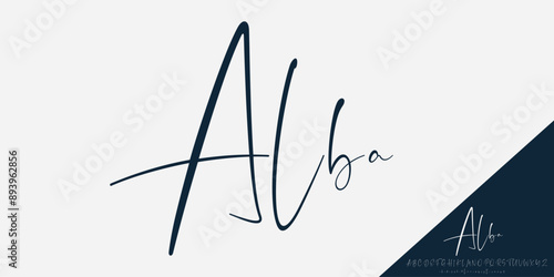 Elegant Vector Alphabet Letters Font - Classic Modern Serif Lettering for Minimal Fashion
