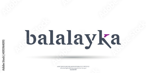 Elegant Vector Alphabet Letters Font - Classic Modern Serif Lettering for Minimal Fashion
