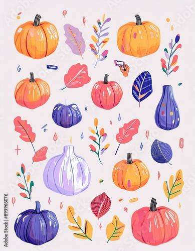 autumn seamless pattern 