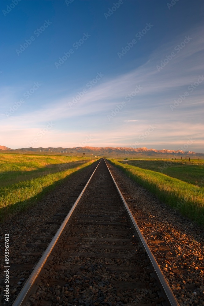 Obraz premium Railway Track In The Distance