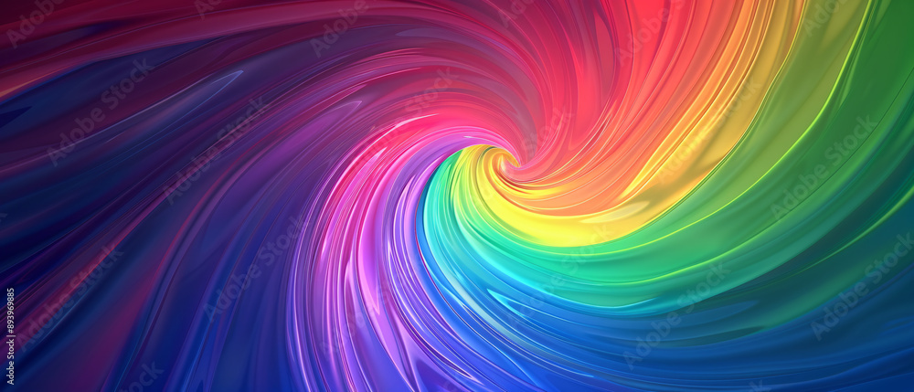 Rainbow Swirl Abstract Colorful Background Rainbow Swirl Abstract Colorful Background