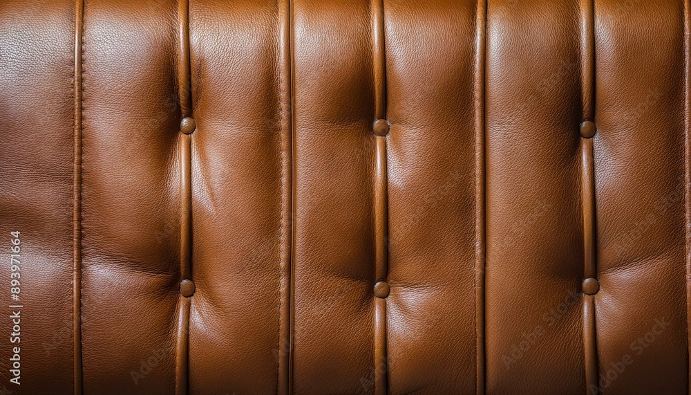 Naklejka premium brown leather upholstery