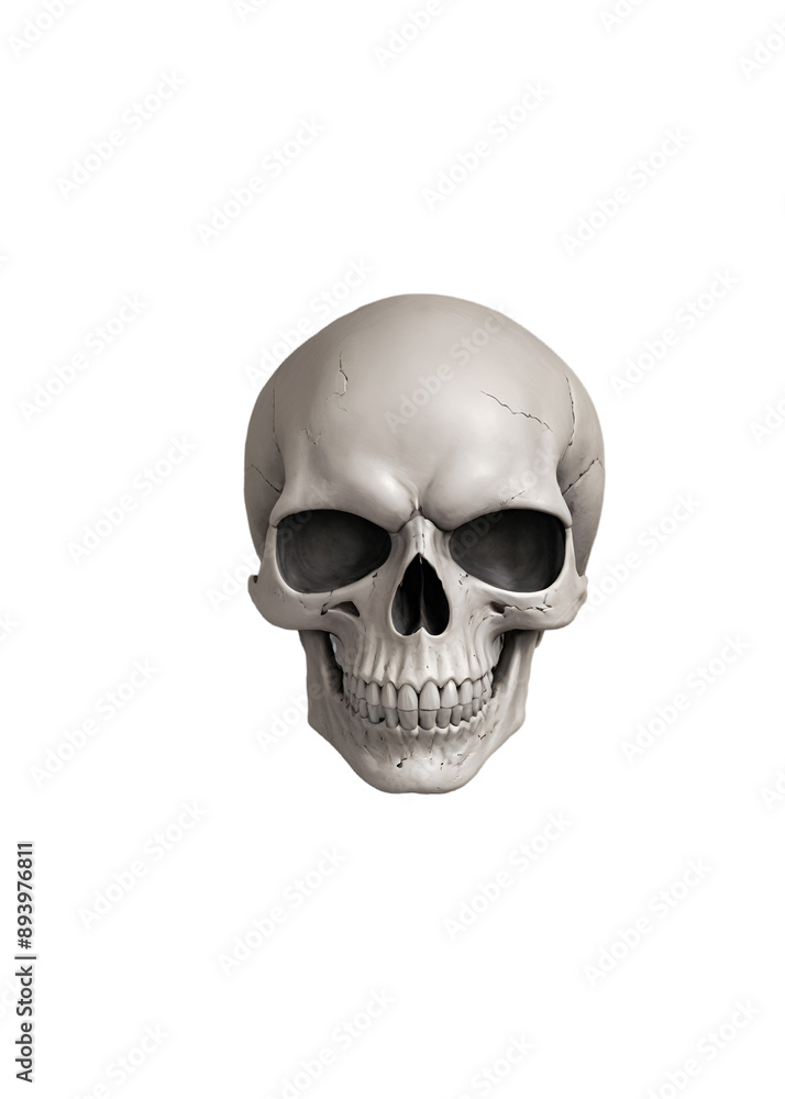 human skull isolated on white, halloween human skull isolated on white, halloween