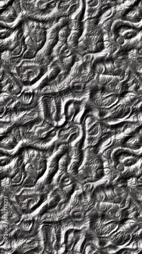 Metal texture, silver metal in liquid state, mercury, molten lead, vertical video, abstract background, animated texture