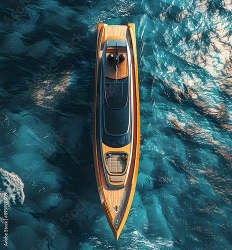 yacht on the water