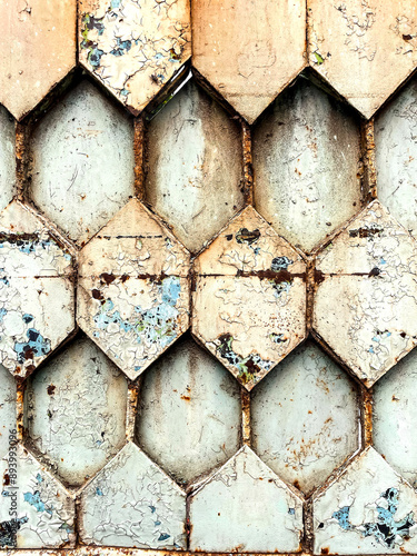 Rusty metal texture close u...