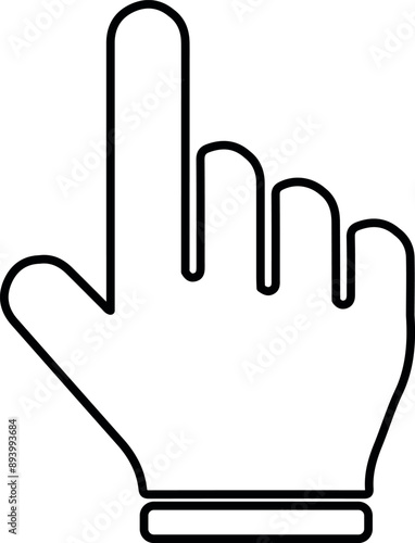 Pointing up