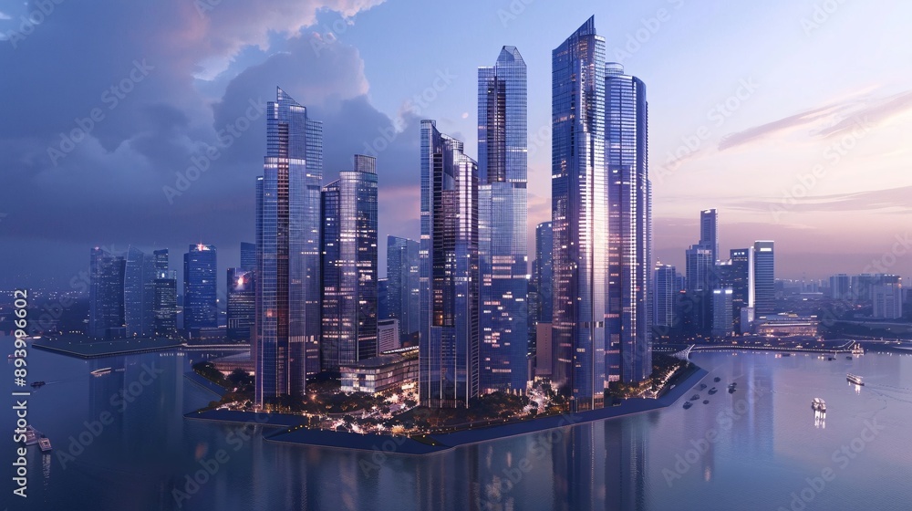 Modern architectural marvels stand tall against the skyline, showcasing innovative designs and reflecting the city's ambition and progress. Modern architectural marvels stand tall against the skyline, showcasing innovative designs and reflecting the city's ambition and progress.