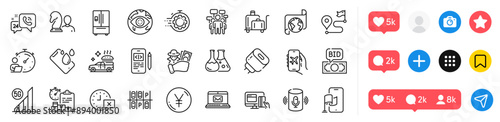 Seo timer, Voice assistant and Fraud line icons pack. Social media icons. Charging adapter, Online payment, Location app web icon. Chess, Delivery report, Bid offer pictogram. Vector