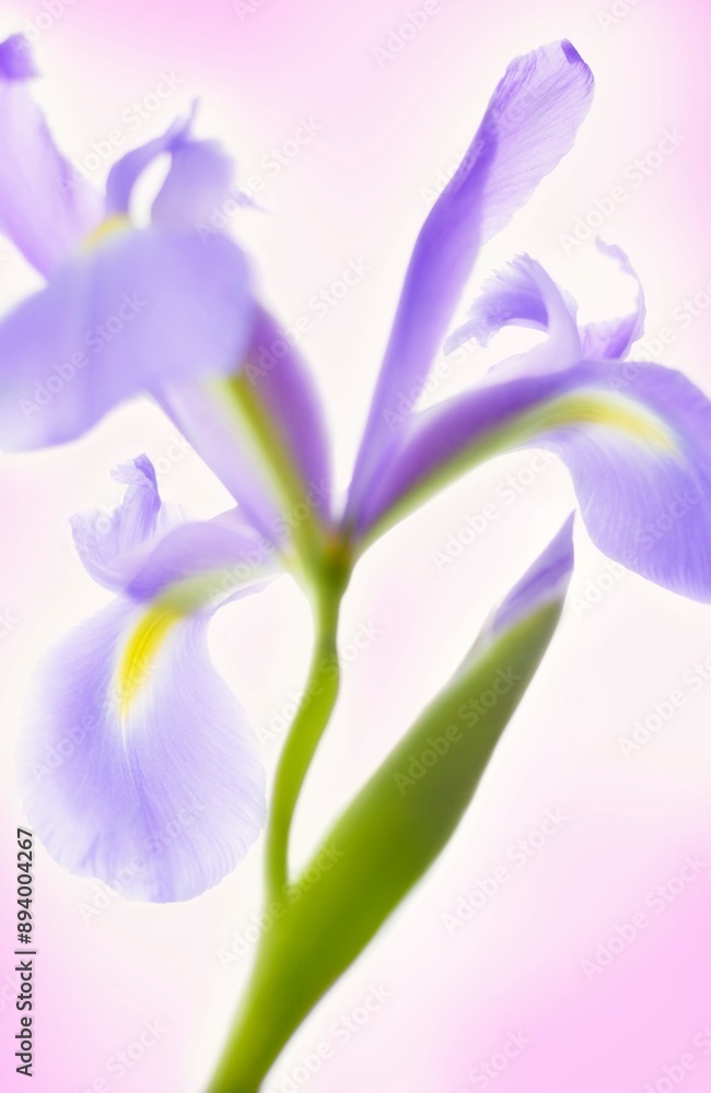 Fototapeta premium Glowing Iris Vertical