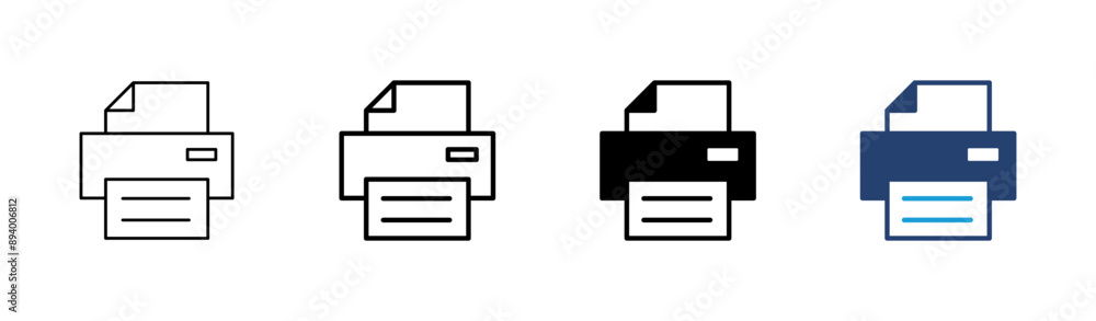Print icon set. printer icon vector. Print icon set. printer icon vector.