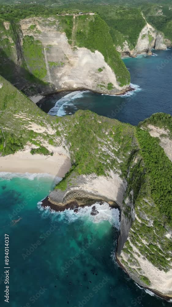 Aerial Video Of The Famous Klingking Beach, Nusa Penida, Bali Aerial Video Of The Famous Klingking Beach, Nusa Penida, Bali