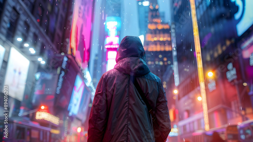  realistic high-resolution photo of cyberpunk, with detailed background