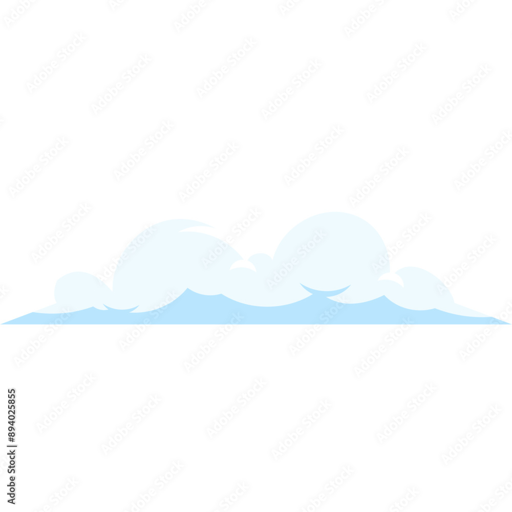 Fluffy Cloud Illustration Fluffy Cloud Illustration