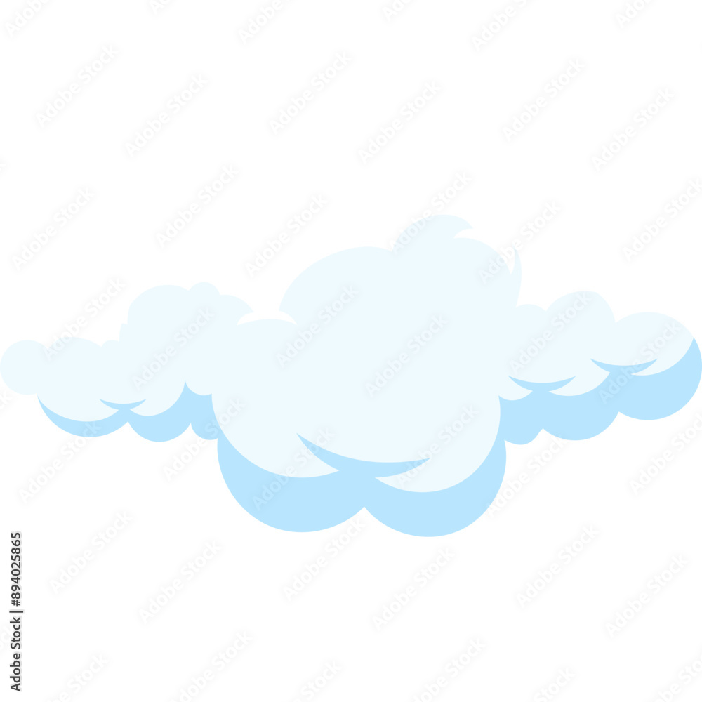 Fluffy Cloud Illustration Fluffy Cloud Illustration