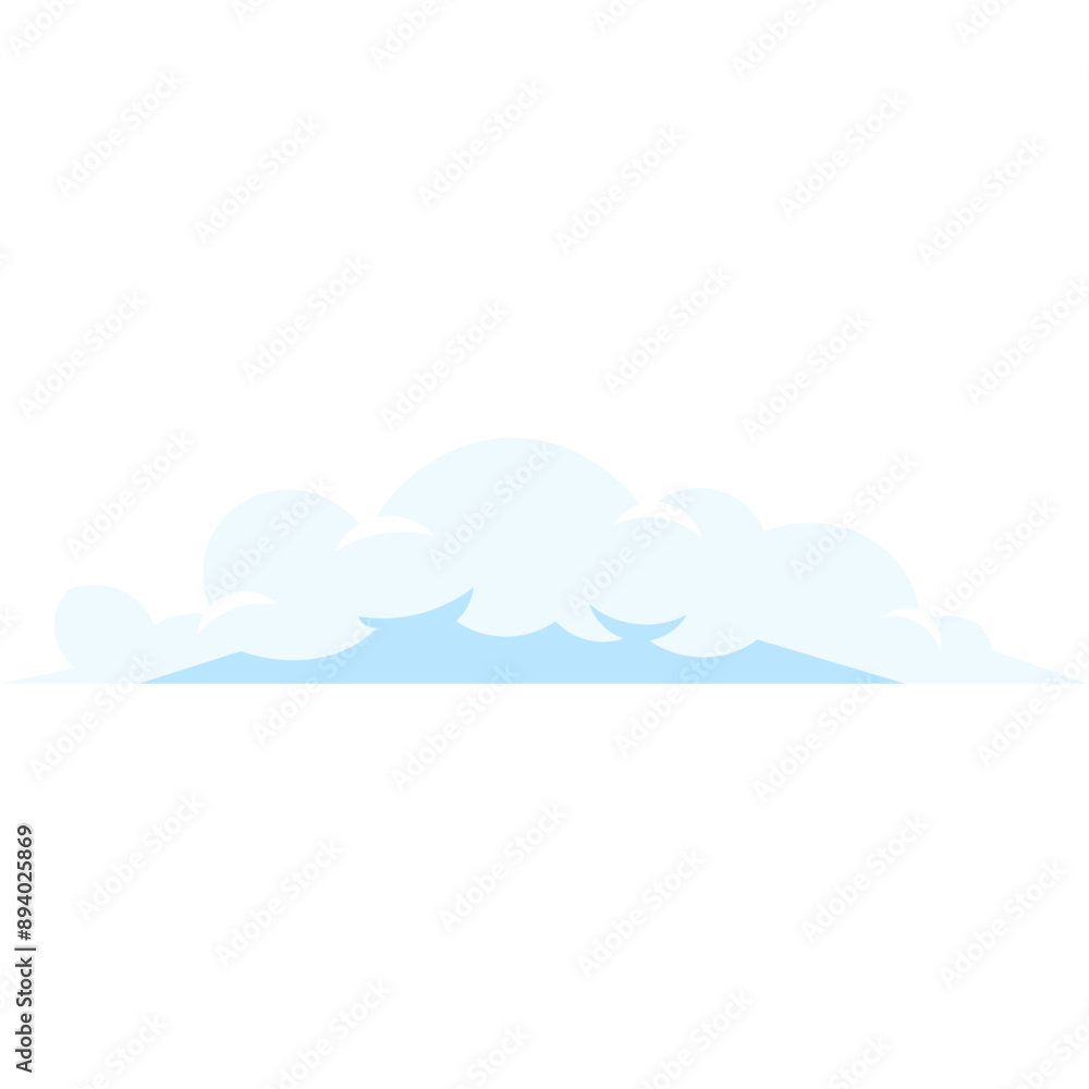 Fluffy Cloud Illustration Fluffy Cloud Illustration