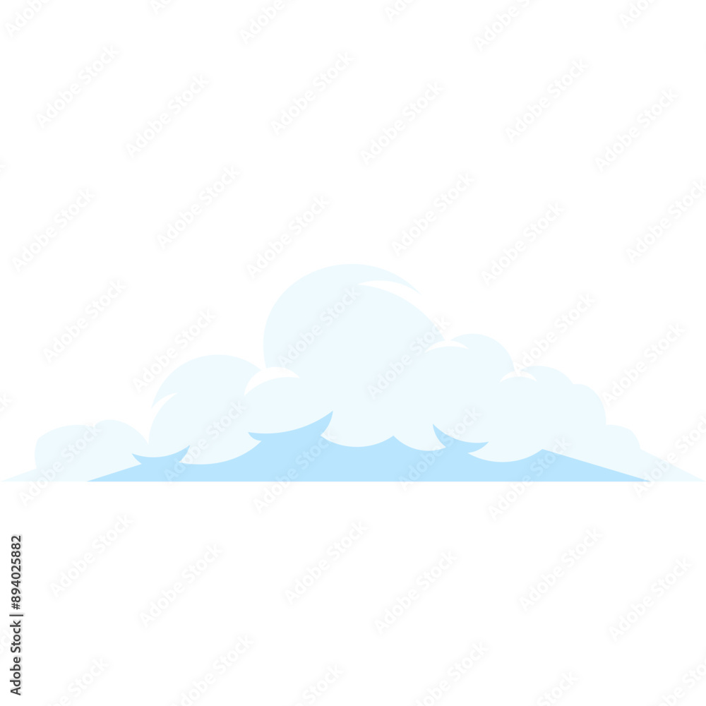 Fluffy Cloud Illustration Fluffy Cloud Illustration