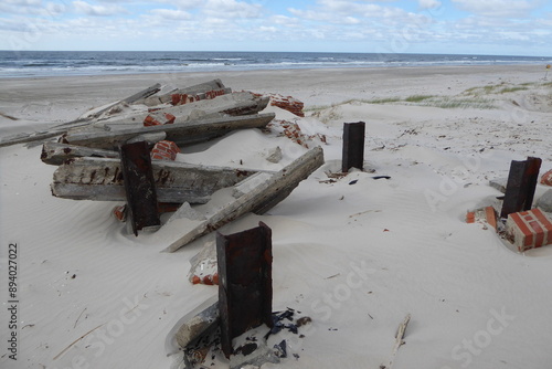 Canvas Print Atlantikwall, Bunker, Dänemark Blåvand und Vejers Strand