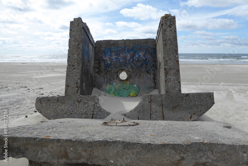 Atlantikwall, Bunker, Dänemark Blåvand und Vejers Strand photo