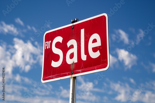 Isolated For Sale Sign Real Estate Property Listing Web Graphic Generative Illustration