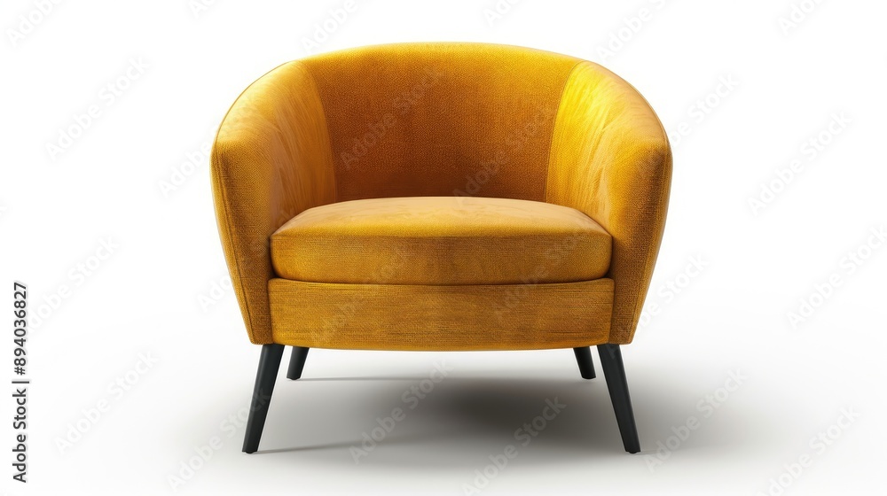 Isolated armchair on white backdrop. Angle 2. Clipping path included. Isolated armchair on white backdrop. Angle 2. Clipping path included.