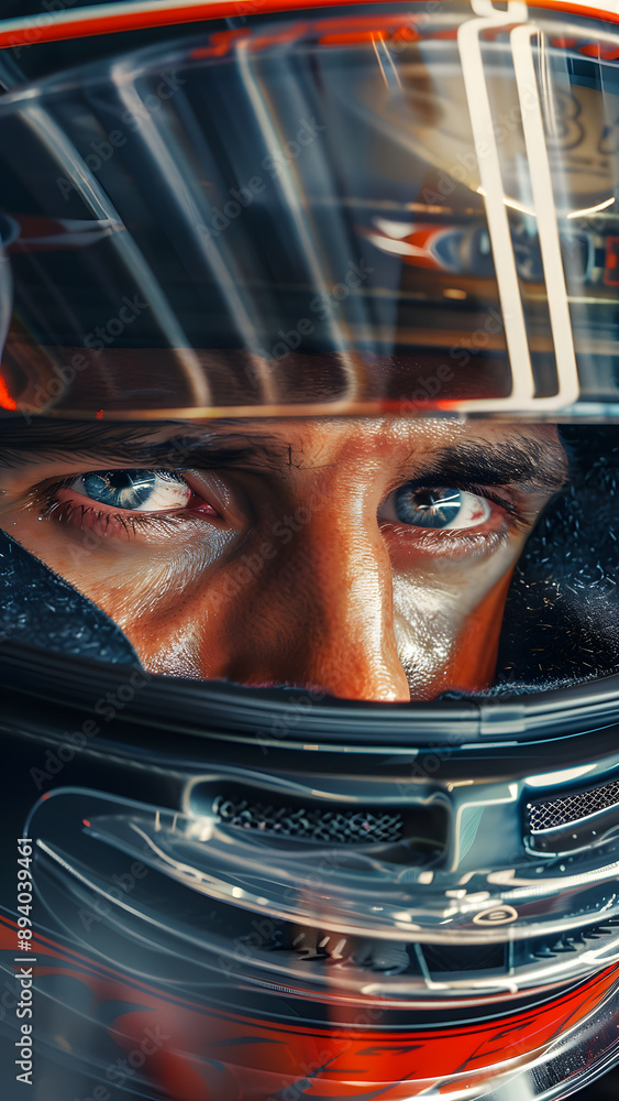 realistic high-resolution photo of racecar driver, with detailed background realistic high-resolution photo of racecar driver, with detailed background