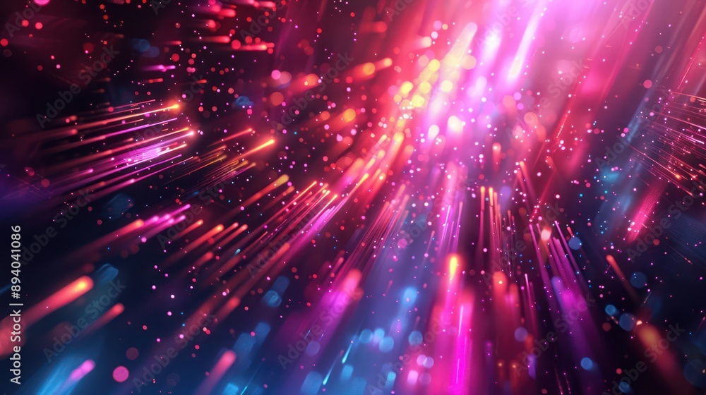 Digital Dreamscape: A Futuristic Technological Background of Glowing Lights and Lines Digital Dreamscape: A Futuristic Technological Background of Glowing Lights and Lines