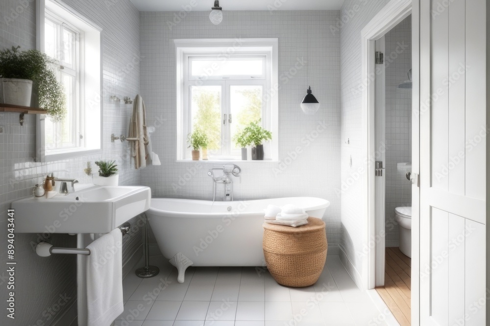 Scandinavian Bathroom Style Scandinavian Bathroom Style