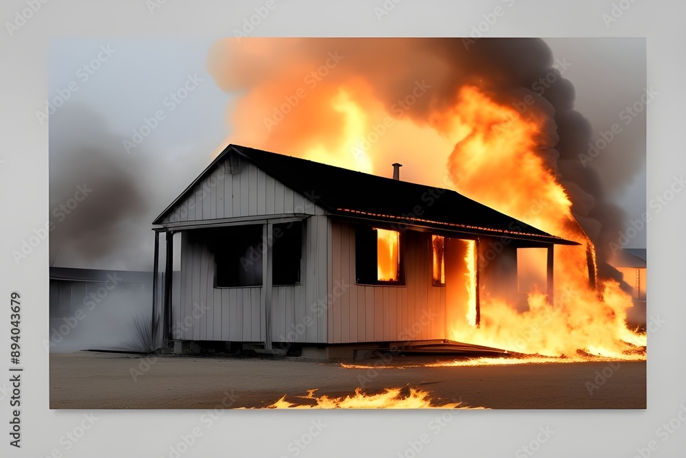 Fire in Town: A Devastating Urban Disaster Fire in Town: A Devastating Urban Disaster