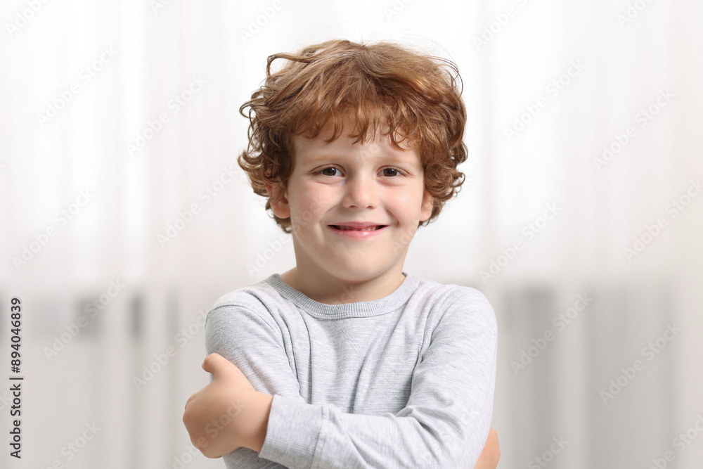 Portrait of little boy indoors. Cute child Portrait of little boy indoors. Cute child
