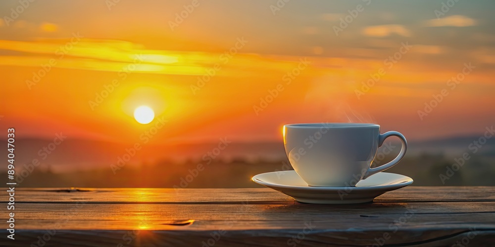 Coffee cup with rising sun in background, coffee, cup, sunrise, morning, drink, beverage, hot, aroma, sunlight, dawn Coffee cup with rising sun in background, coffee, cup, sunrise, morning, drink, beverage, hot, aroma, sunlight, dawn