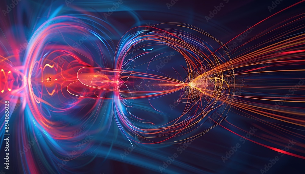 Obraz premium Abstract Energy Flow