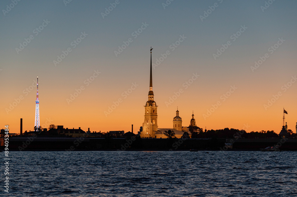 Peter and Paul fortress in Saint Petersburg