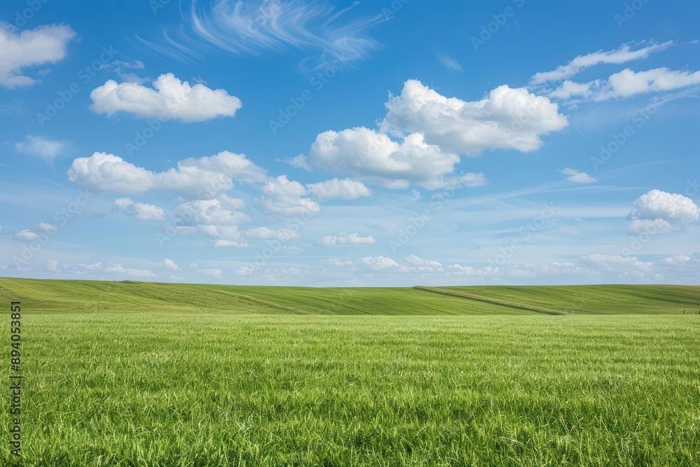 Wide open plains under a big sky, banner, with copy space Wide open plains under a big sky, banner, with copy space