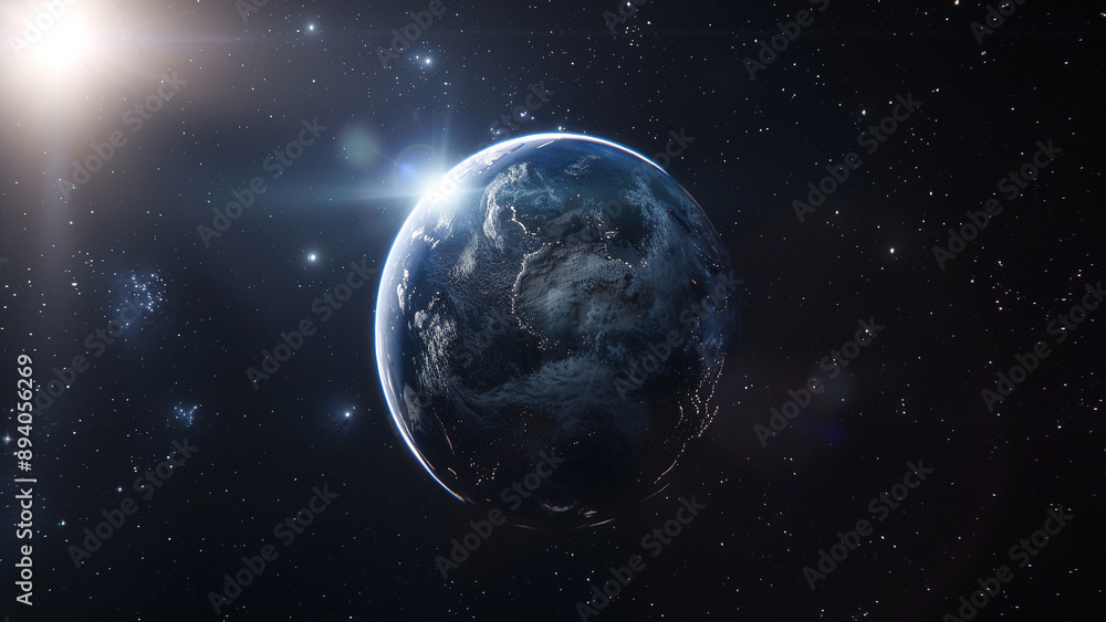 Obraz premium realistic high-resolution photo of magnetosphere, with detailed background