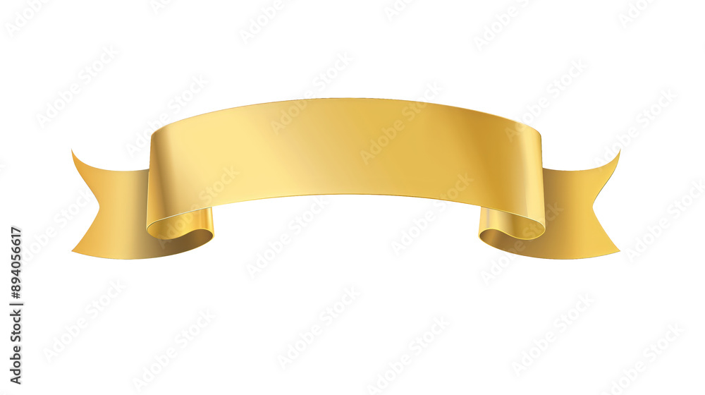 Elegance orange ribbon banner isolated on transparent background Elegance orange ribbon banner isolated on transparent background